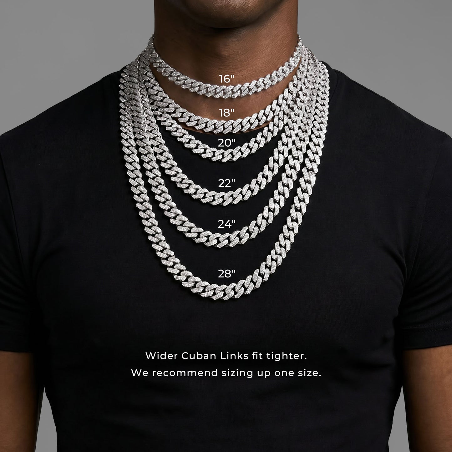 20mm Iced Out Miami Cuban Chain and Bracelet Set