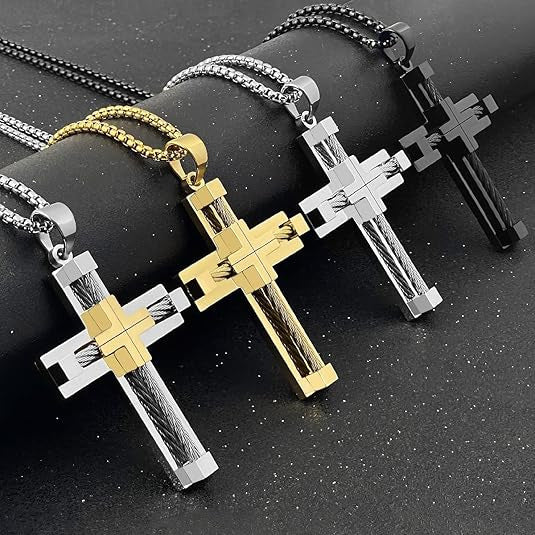 Stainless Steel Cross Pendant