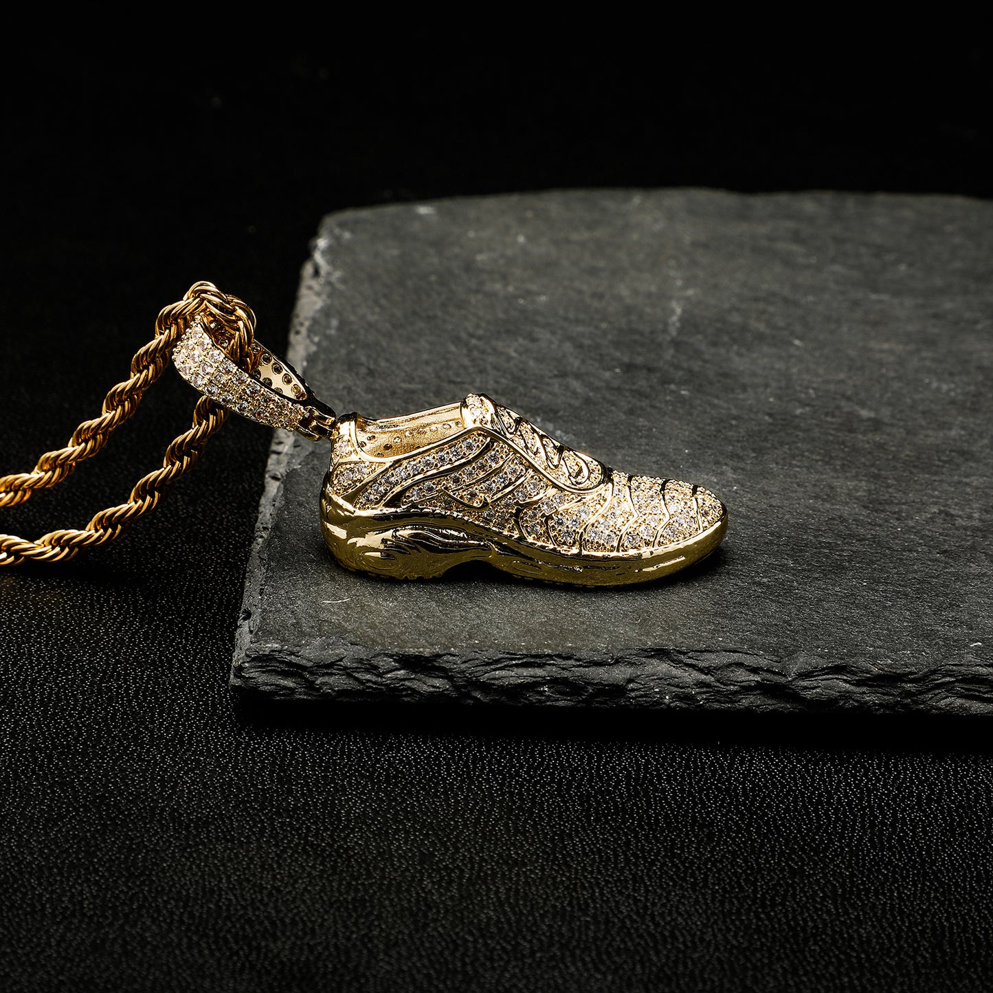 Iced Out Sports Running Shoes Pendant