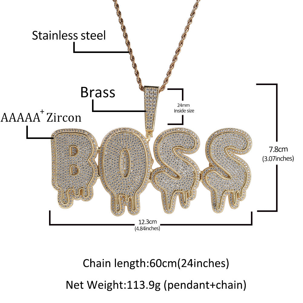 Iced Out Custom Drip Pendant
