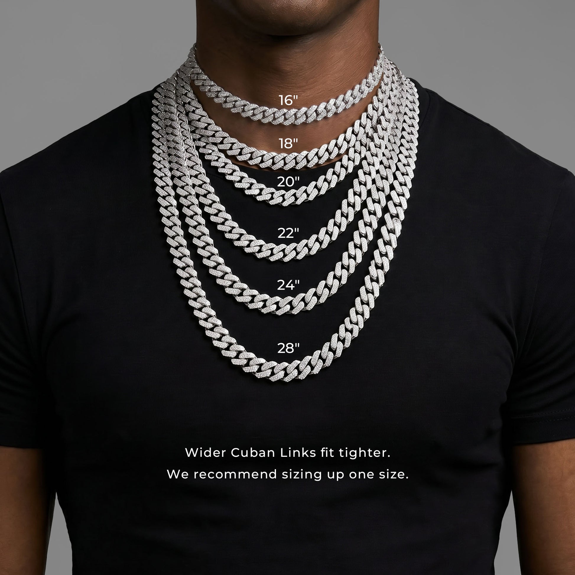 20mm Iced Out Miami Cuban Chain and Bracelet Set